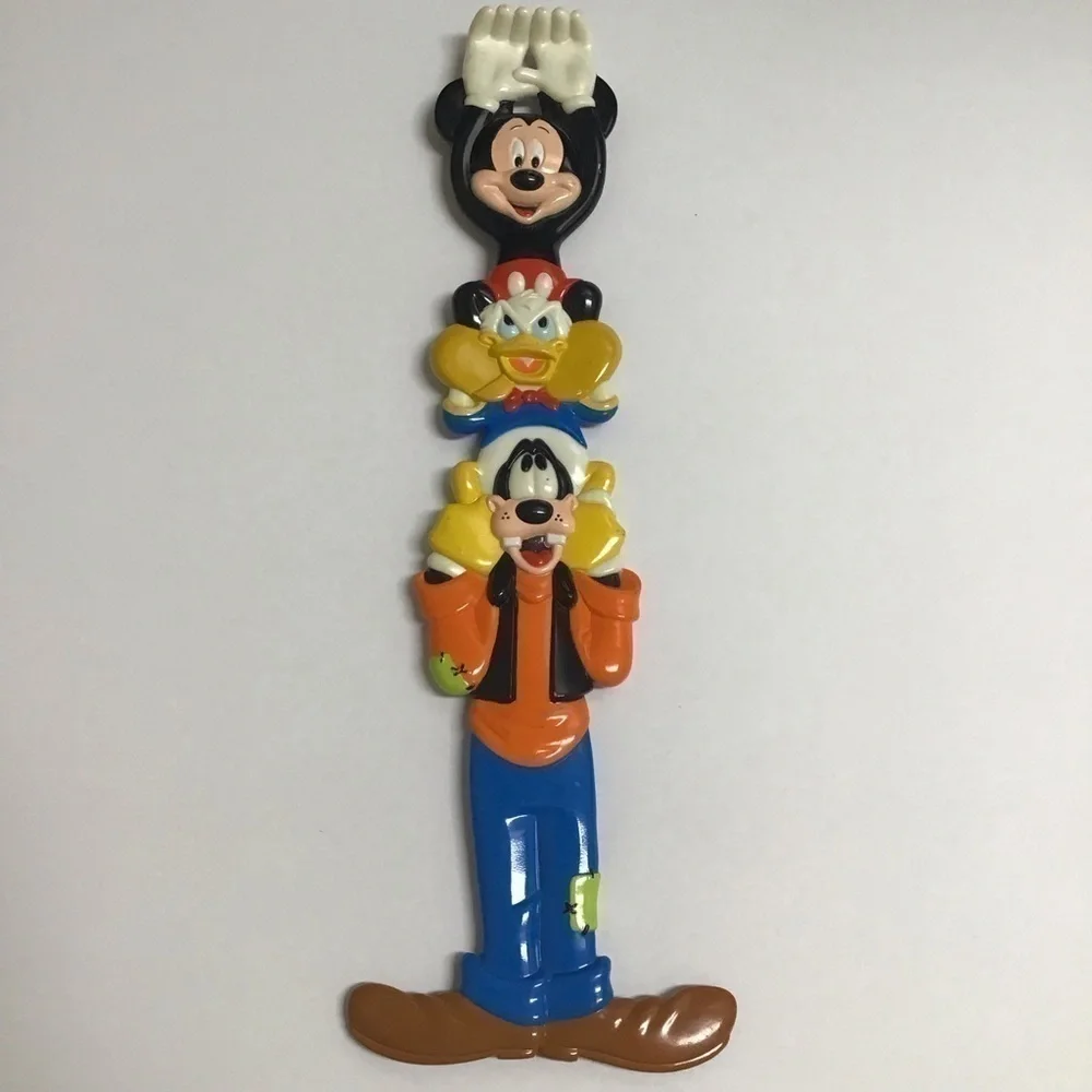 Disney Parks Back Scratcher Totem Pole Goofy Donald & Mickey Classic 15